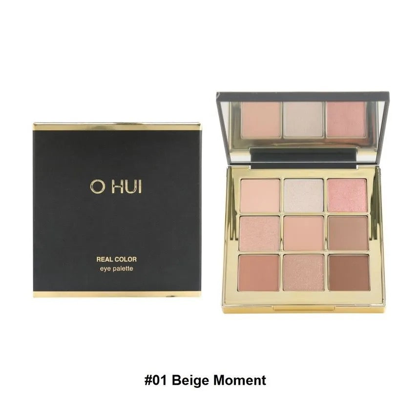 O HUI - Real Color Eyeshadow Palette 5.4g (0.6g*9)