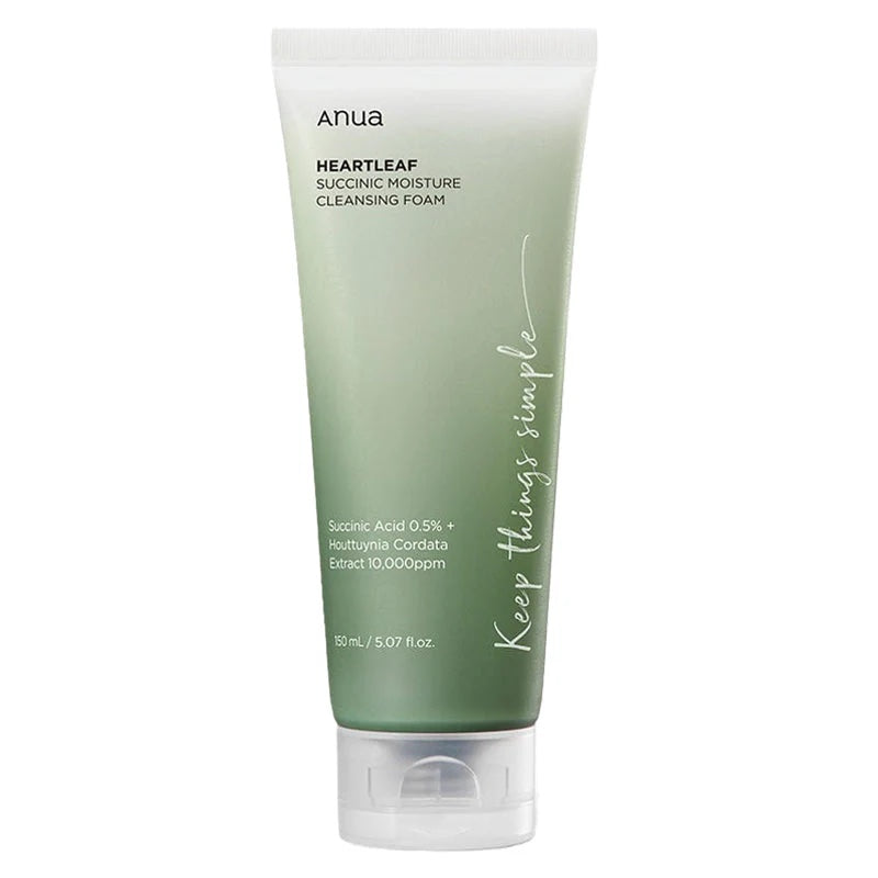 Anua- Heartleaf Succinic Moisture Cleansing Foam - 150ml