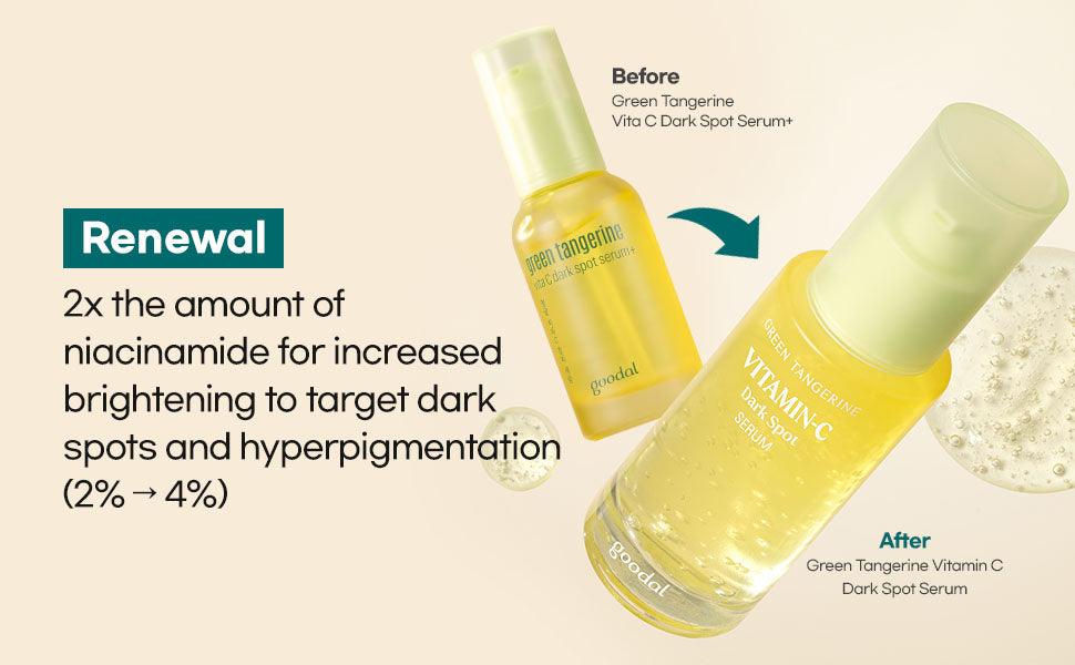 GOODAL - Green Tangerine Vita-C Dark Spot Serum - 40ml - YEPPEOYO.