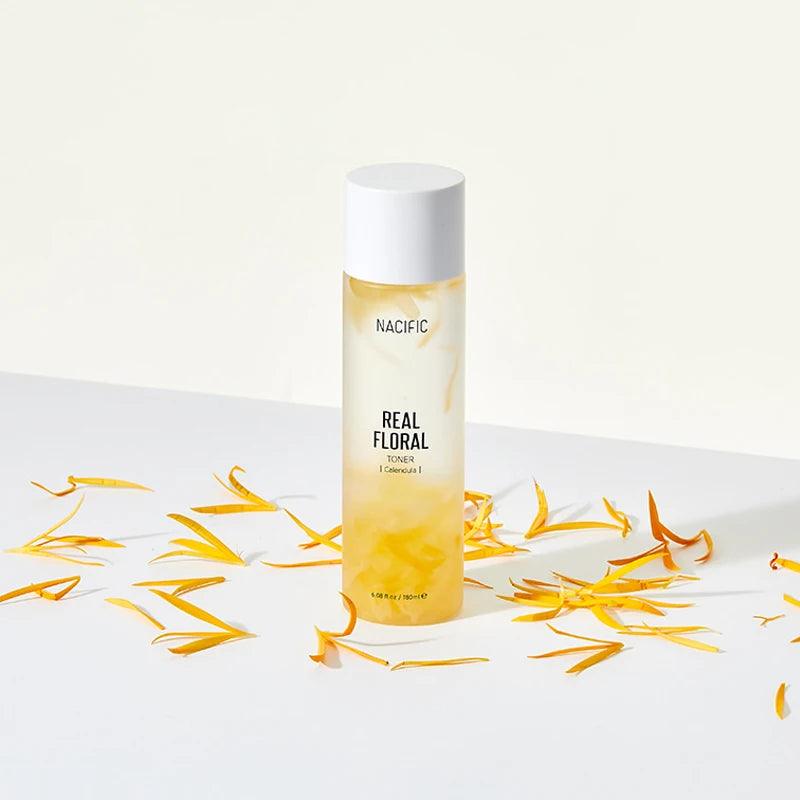 Nacific- Real flower toner Calendula - 180ml - YEPPEOYO.