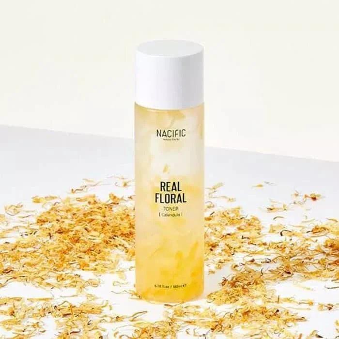 Nacific- Real flower toner Calendula - 180ml - YEPPEOYO.