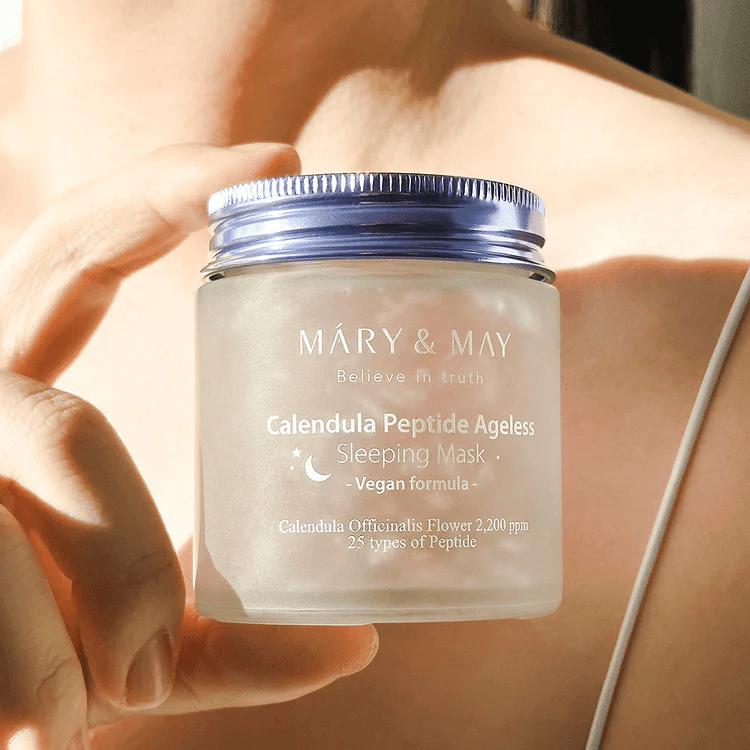 Mary&May - Calendula Peptide Ageless Sleeping Mask - 110g - YEPPEOYO.