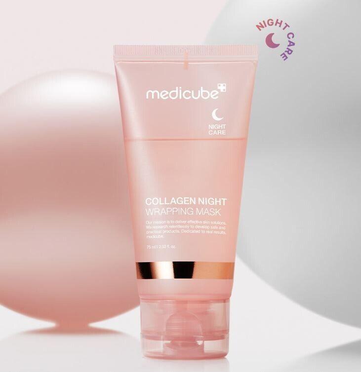 MEDICUBE - Collagen Night Wrapping Mask - 75ml - YEPPEOYO.