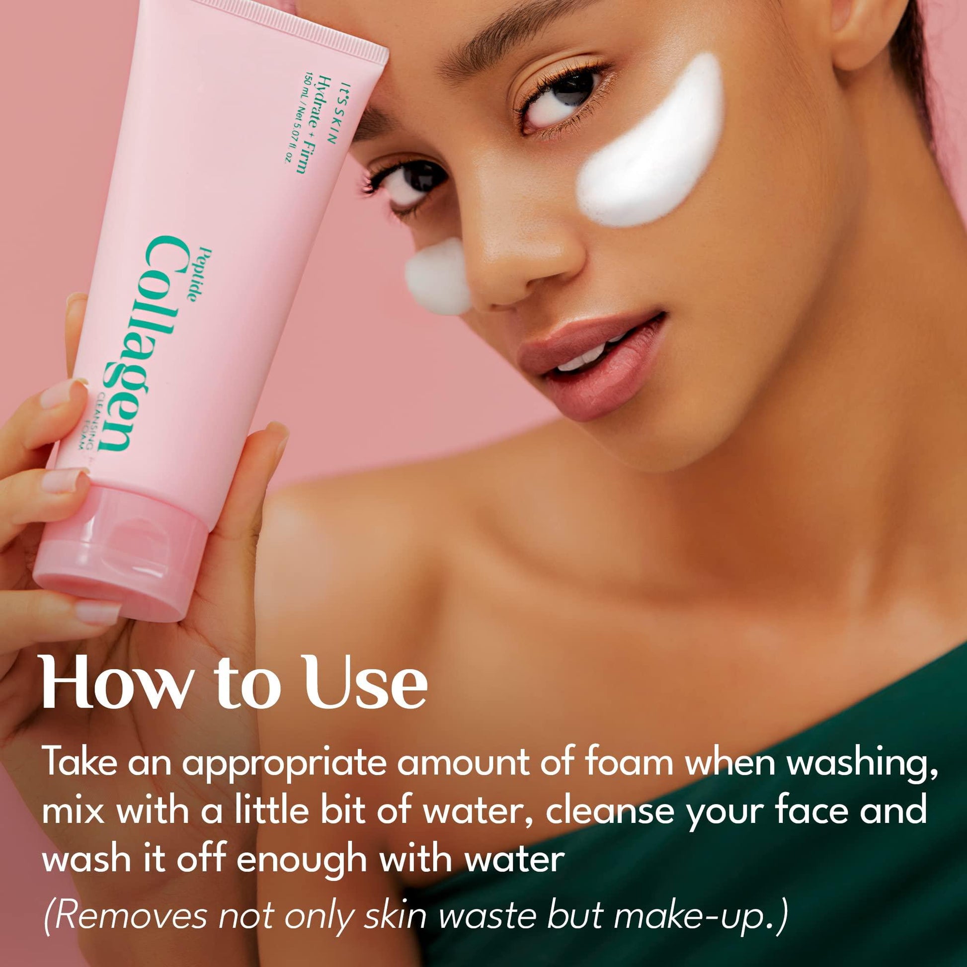 It'S Skin - Peptide Collagen Cleansing Foam - 150ml - YEPPEOYO.