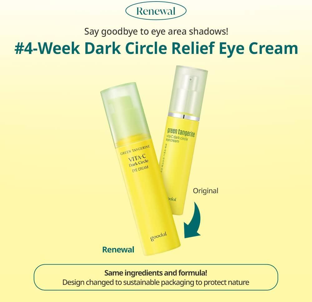 Goodal- Green Tangerine Vita C Dark Circle Eye Cream - 30ml - YEPPEOYO.