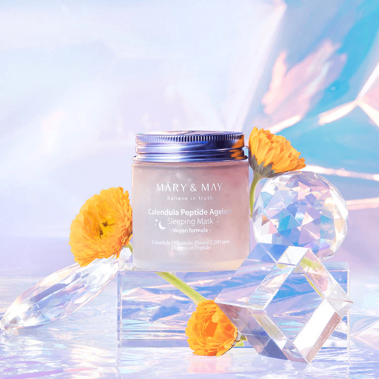 Mary&May - Calendula Peptide Ageless Sleeping Mask - 110g - YEPPEOYO.