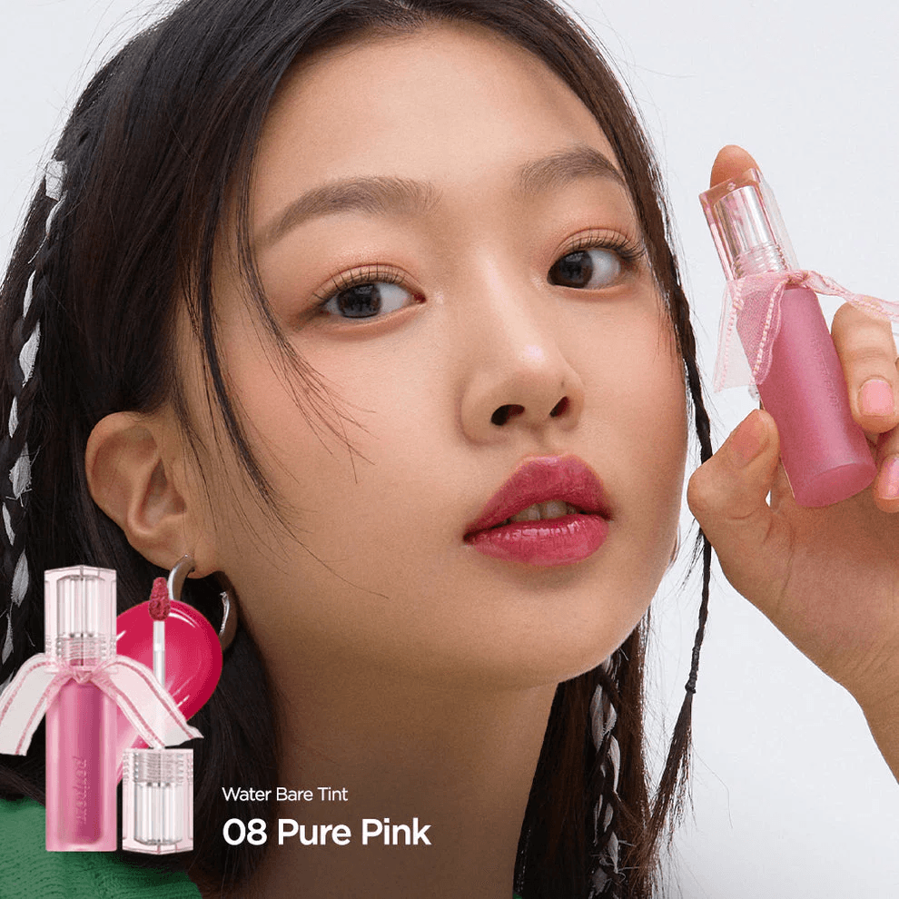 PERIPERA - Water Bare Tint Peritage Collection - #08 Pure Pink - YEPPEOYO.