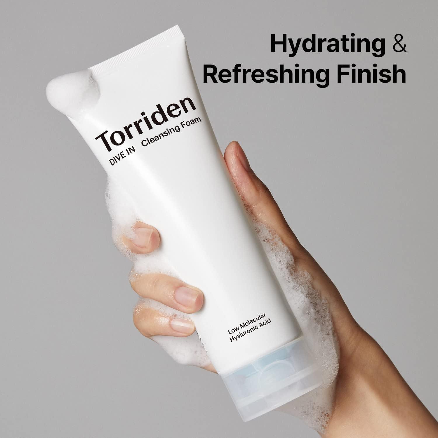 Torriden - DIVE-IN Low Molecular Hyaluronic Acid Cleansing Foam - 150ml - YEPPEOYO.