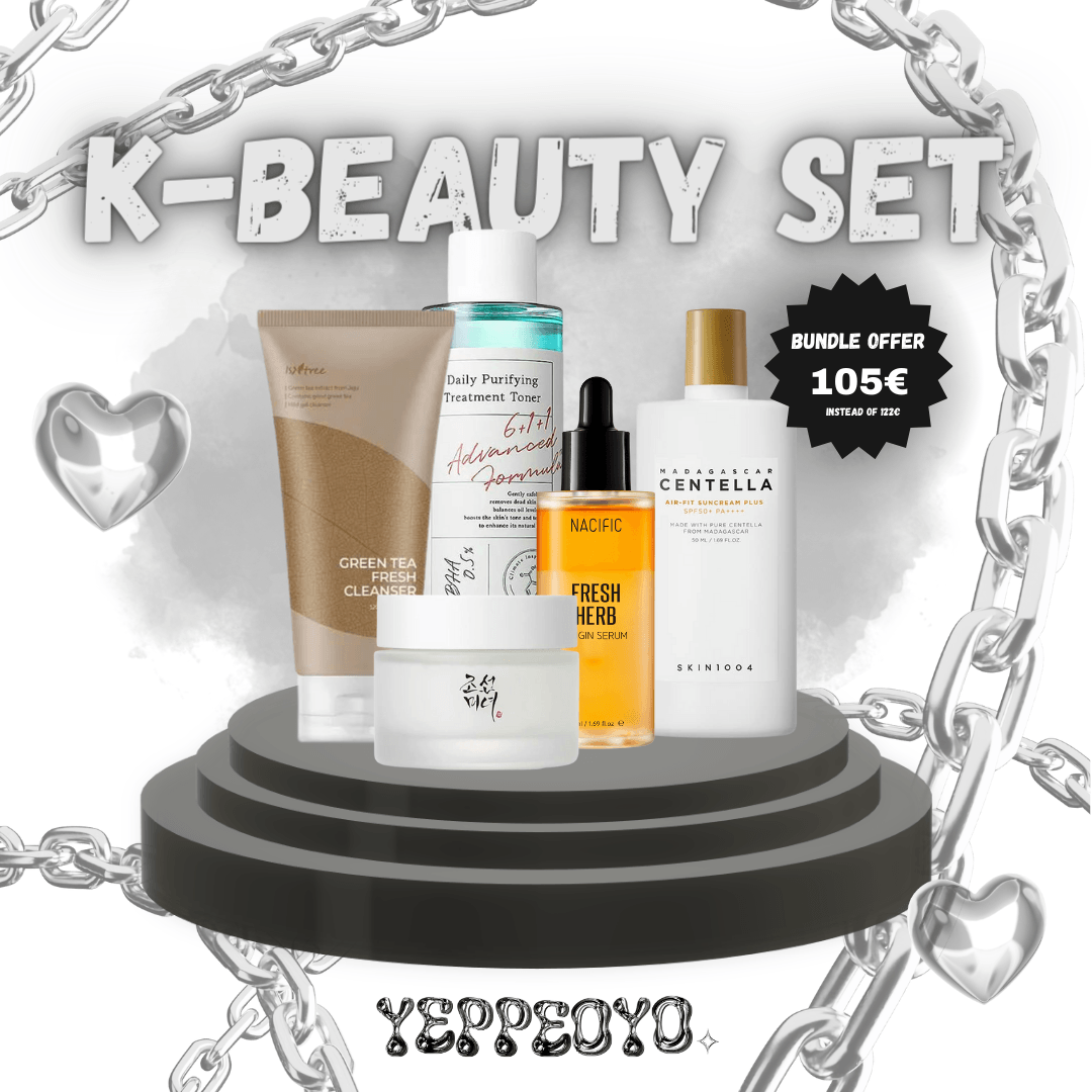 K-Beauty Skincare Beginner Bundle for all Skin Types - YEPPEOYO.