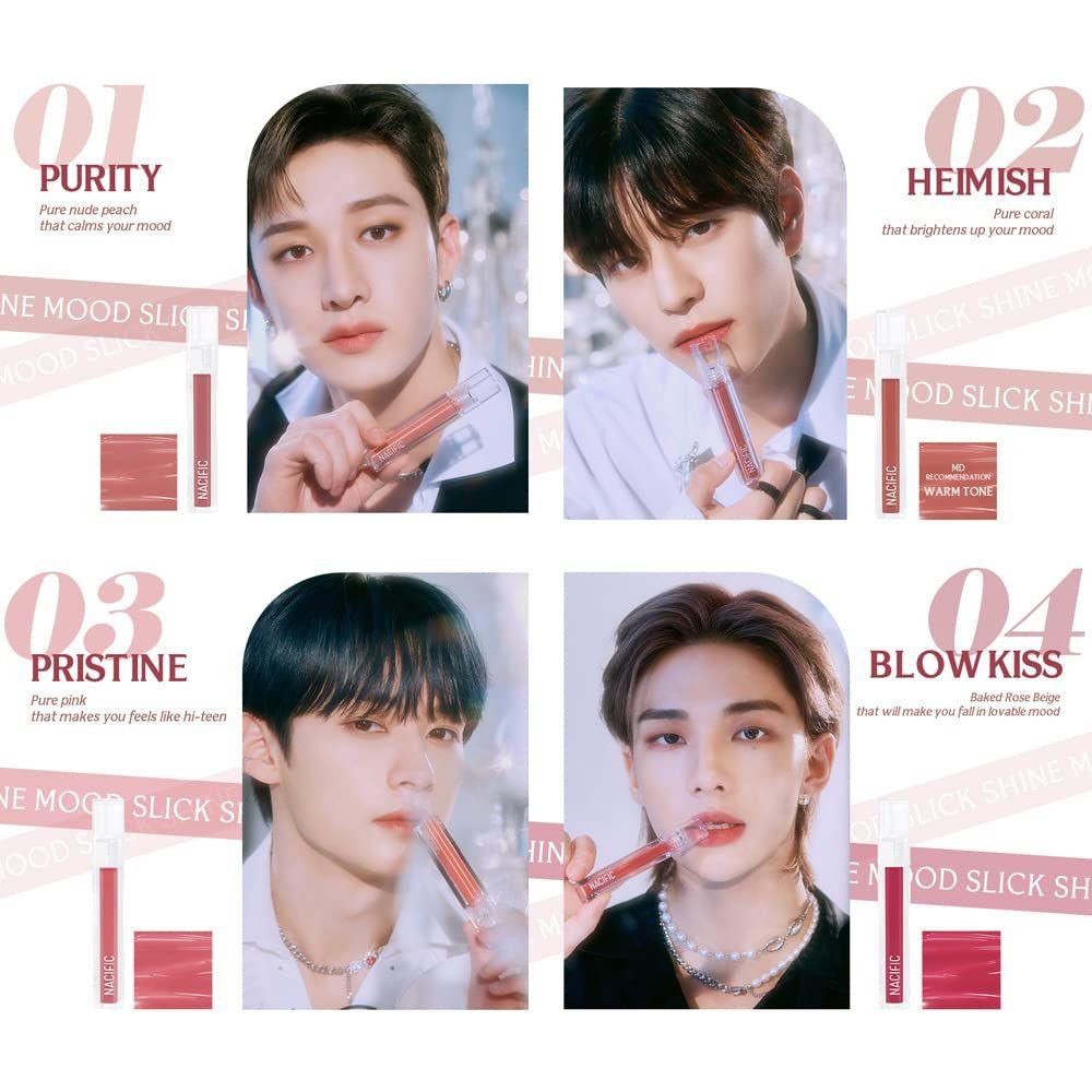 Nacific - Shine Mood Slick Liptint - 4g + 1 SKZ Photocard - YEPPEOYO.