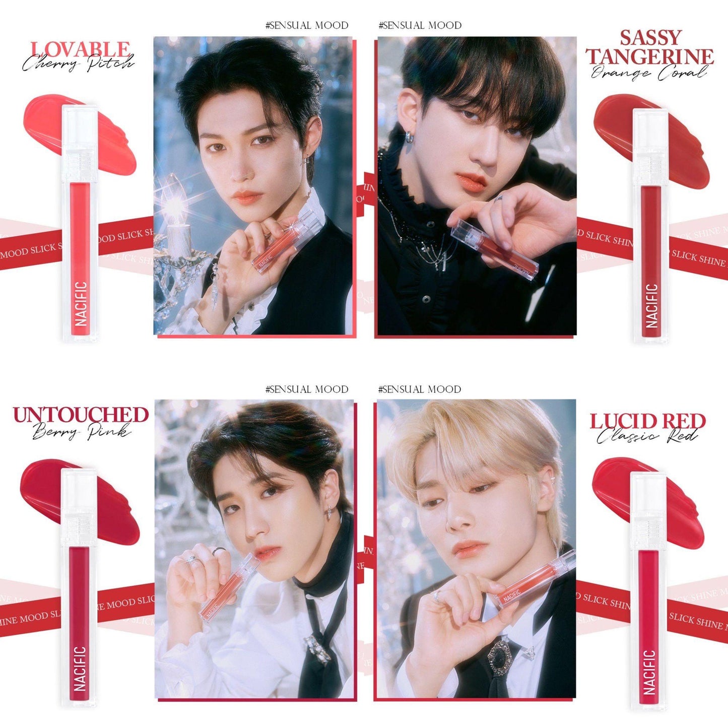 Nacific - Shine Mood Slick Liptint - 4g + 1 SKZ Photocard - YEPPEOYO.