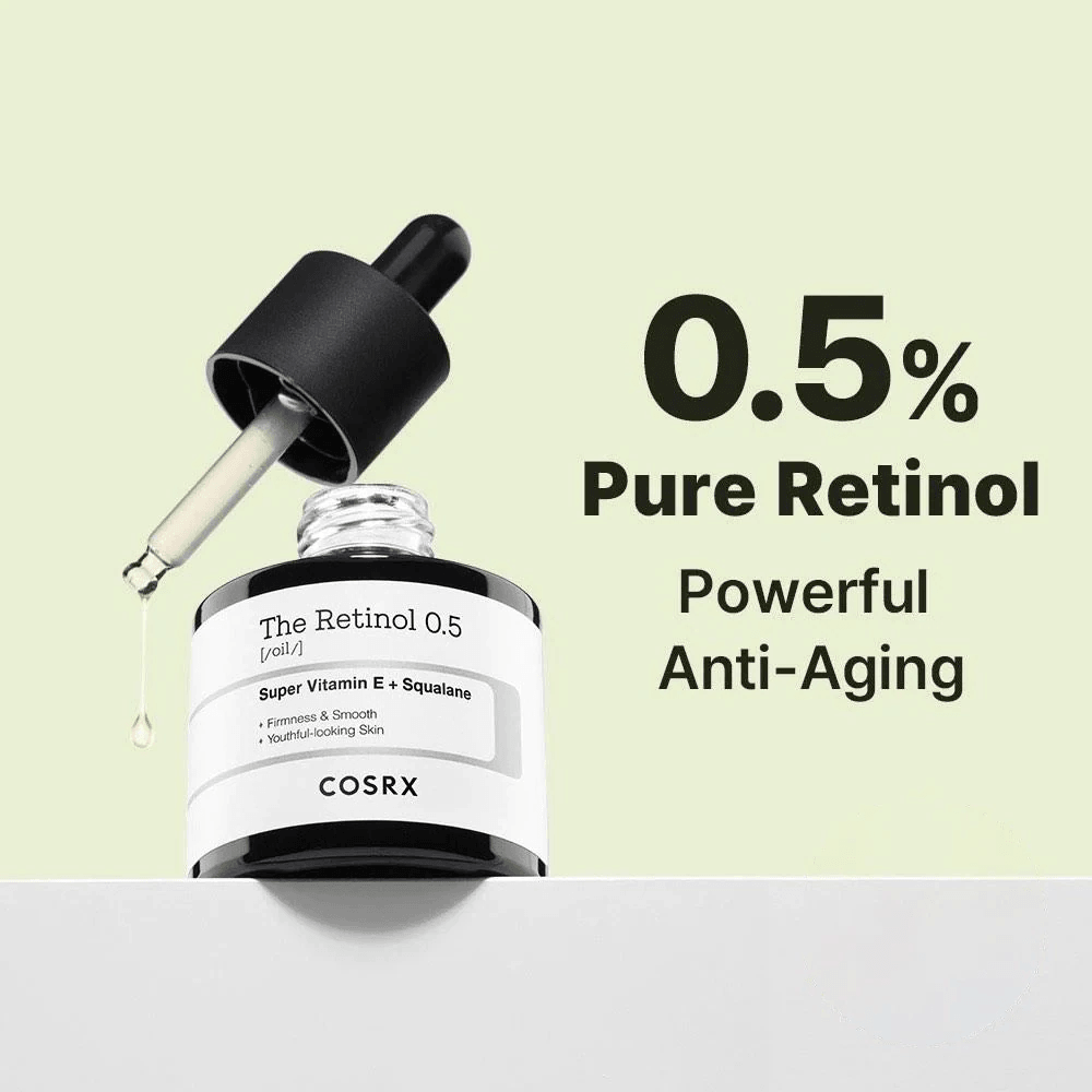 COSRX - The Retinol 0.5 Oil - 20ml - YEPPEOYO.