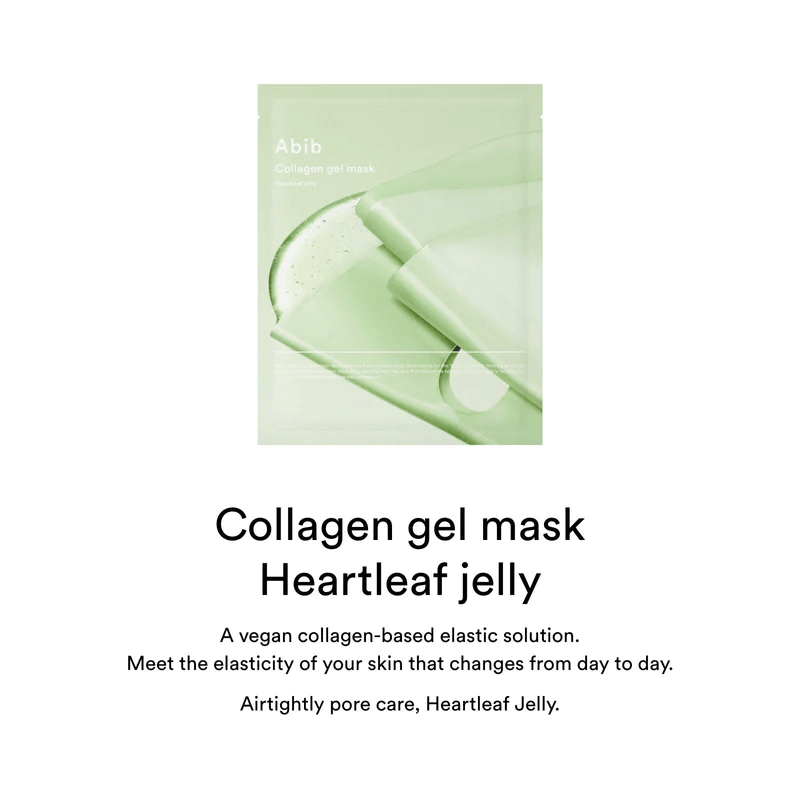 ABIB - Collagen Gel Mask - 1 piece (Heartleaf Jelly) - YEPPEOYO.