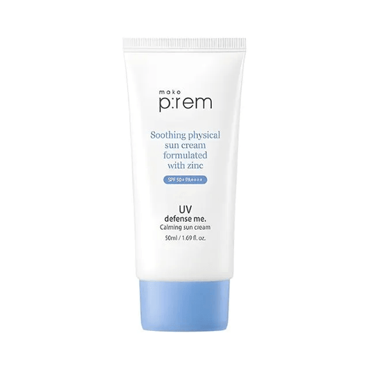 MAKE P:REM - UV Defense Me. Calming Sun Cream - 50g - YEPPEOYO.