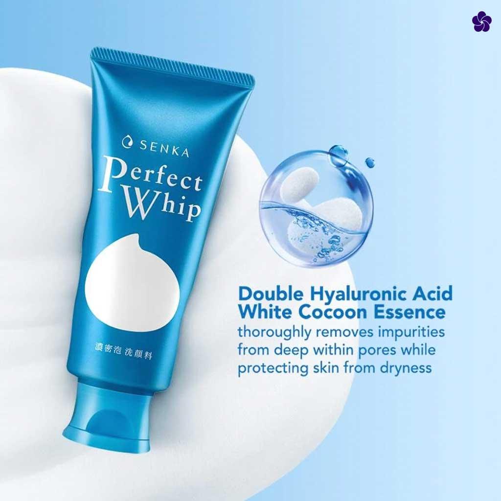 SHISEIDO - Senka Perfect Whip Cleansing Foam (New Version) - 120g - YEPPEOYO.