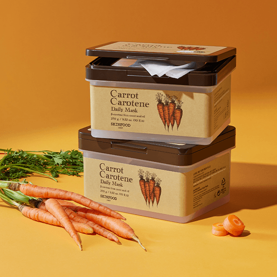 SKINFOOD - Carrot Carotene Daily Mask - 270g - YEPPEOYO.