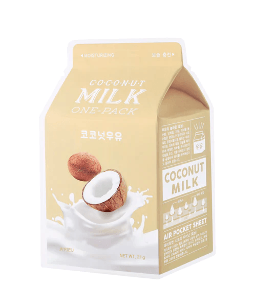 A'PIEU - Milk One Pack Sheet Mask - YEPPEOYO.