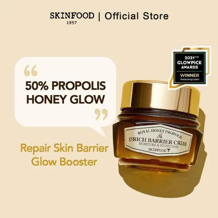 SKINFOOD - Royal Honey Propolis Enrich Barrier Creme - 63ml - YEPPEOYO.