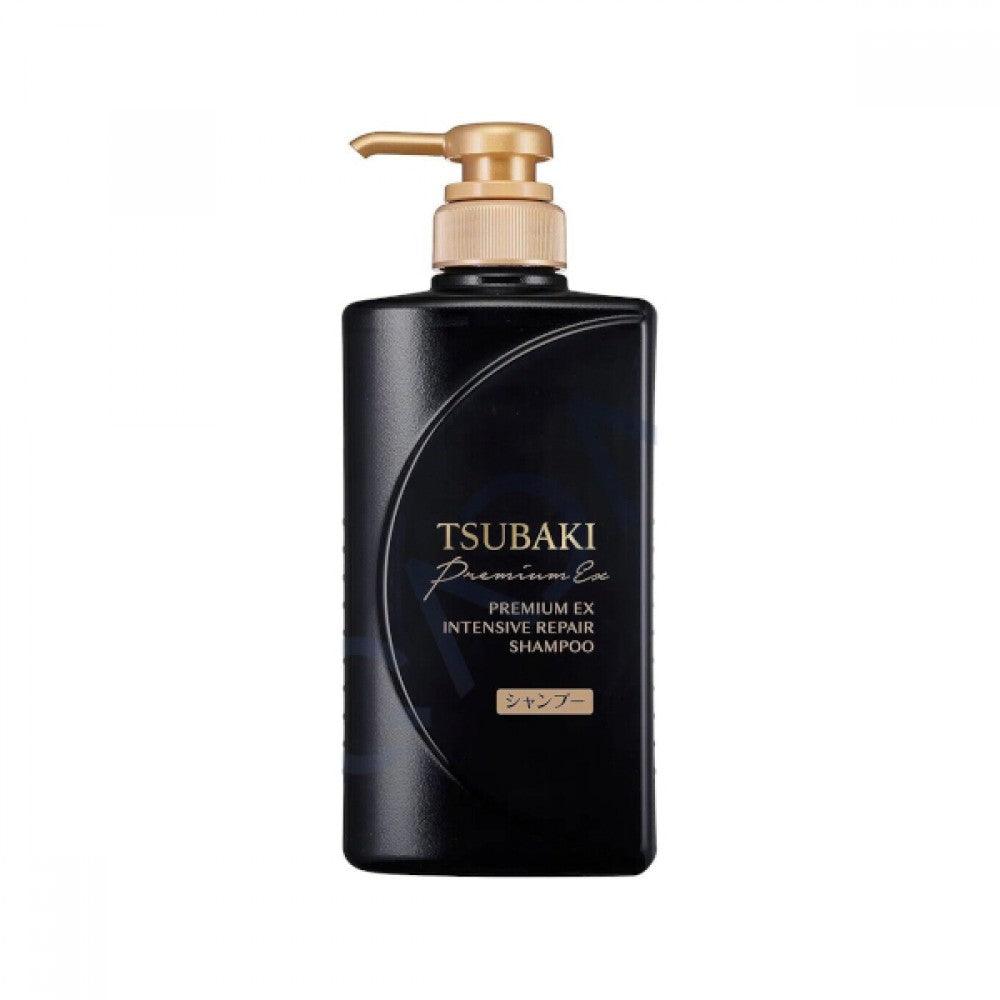 Shiseido - Tsubaki Black Premium EX Intensive Repair Hair Shampoo - 490ml - YEPPEOYO.