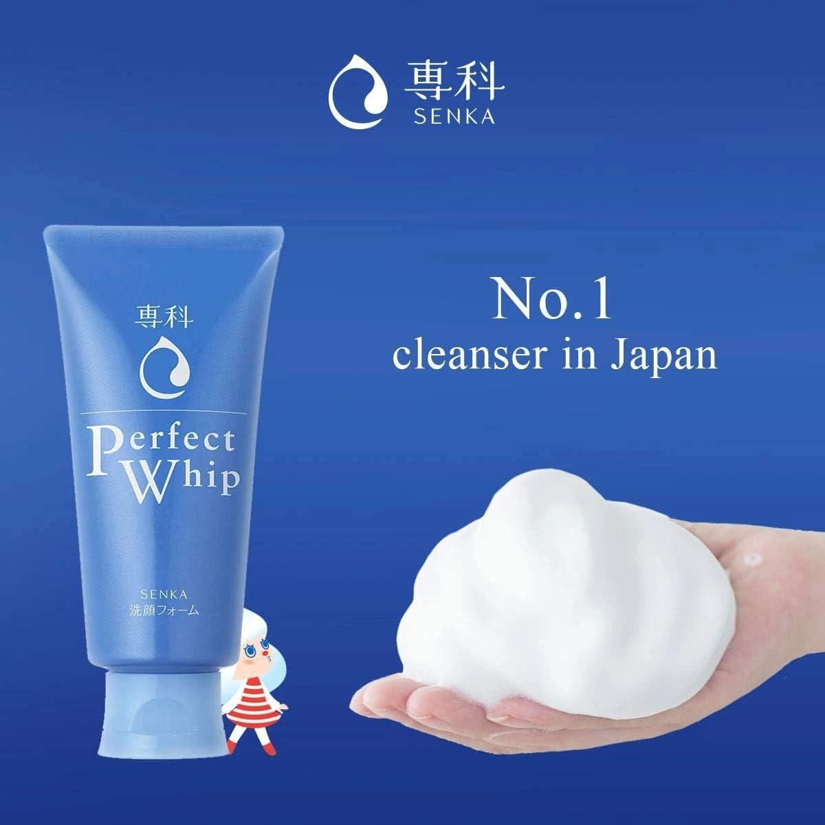 SHISEIDO - Senka Perfect Whip Cleansing Foam (New Version) - 120g - YEPPEOYO.