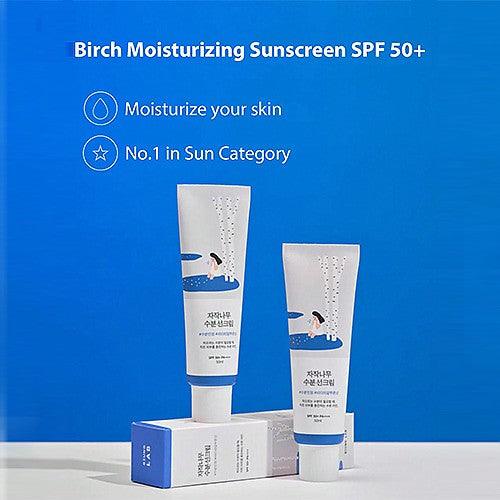 ROUND LAB - Birch Juice Moisturizing Sun Cream - 50ml - YEPPEOYO.