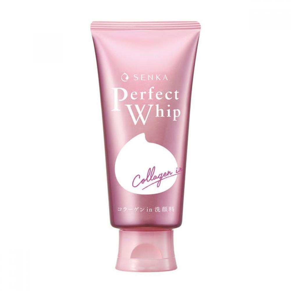 SHISHEIDO - Senka Perfect Whip Collagen in Washing Foam Cleanser - 120g - YEPPEOYO.