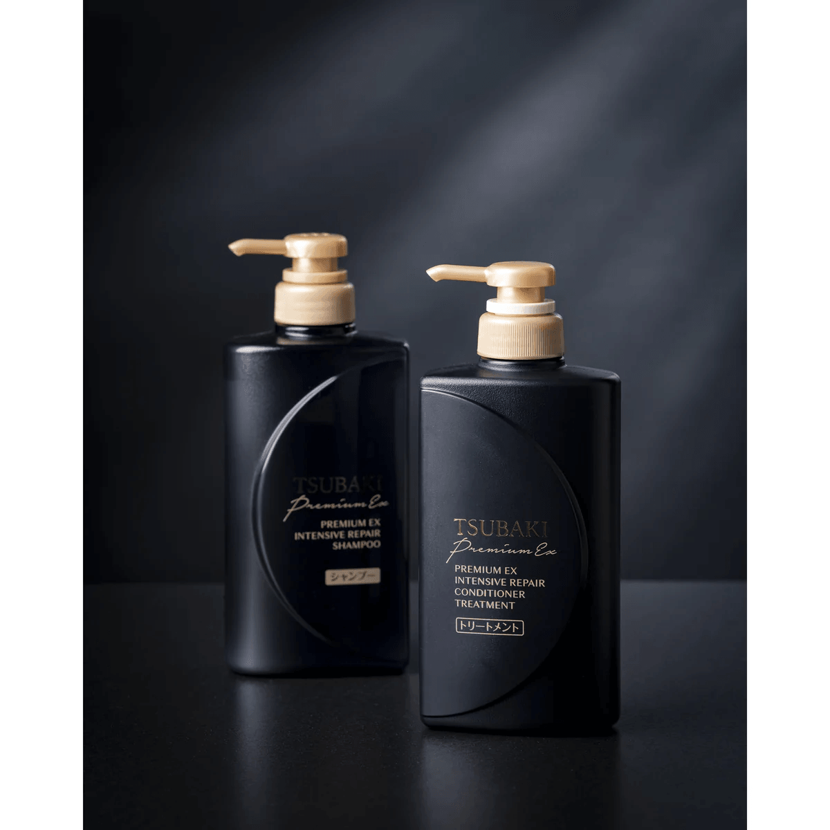 Shiseido - Tsubaki Black Premium EX Intensive Repair Hair Shampoo - 490ml - YEPPEOYO.