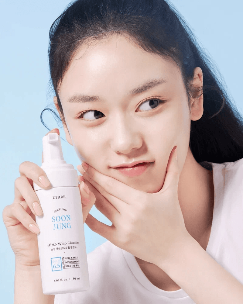 ETUDE - Soon Jung pH 6.5 Whip Cleanser - 150ml - YEPPEOYO.