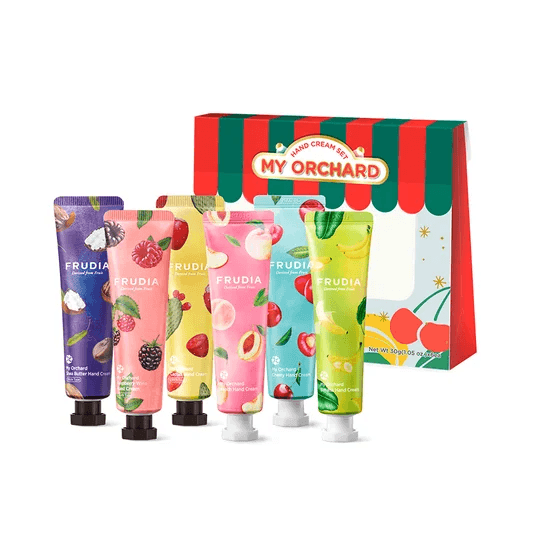 FRUIDA - My Orchard Hand Cream Set (Fruits Market) - 30g x 6 - YEPPEOYO.