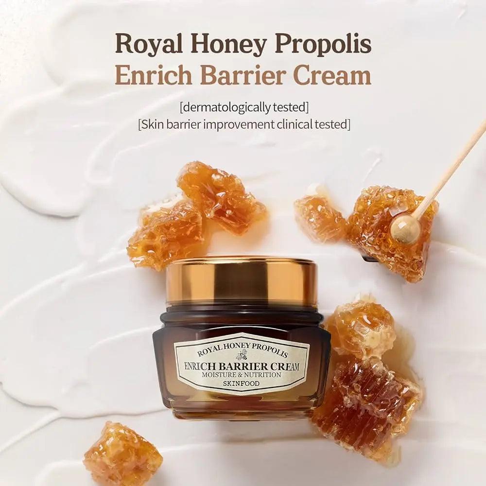 SKINFOOD - Royal Honey Propolis Enrich Barrier Creme - 63ml - YEPPEOYO.