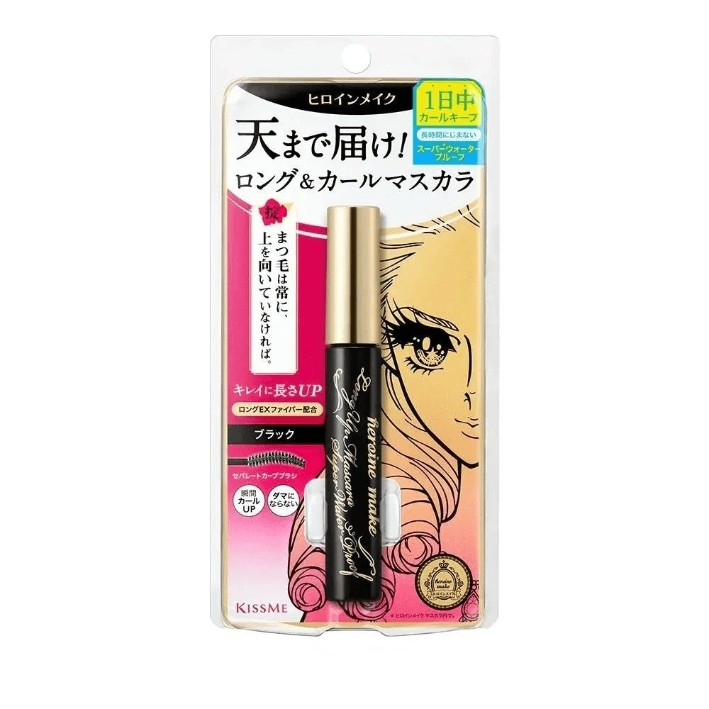 ISEHAN - Kiss Me Heroine Make Long & Curl Super Waterproof Mascara - YEPPEOYO.