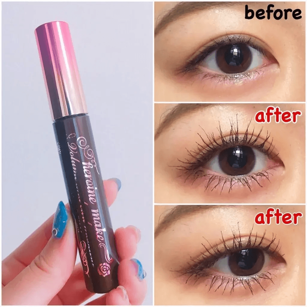 ISEHAN - Kiss Me Heroine Make Long & Curl Super Waterproof Mascara - YEPPEOYO.