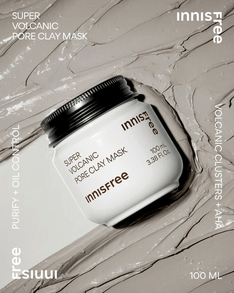 INNISFREE - Super Volcanic Pore Clay Mask - 100ml - YEPPEOYO.