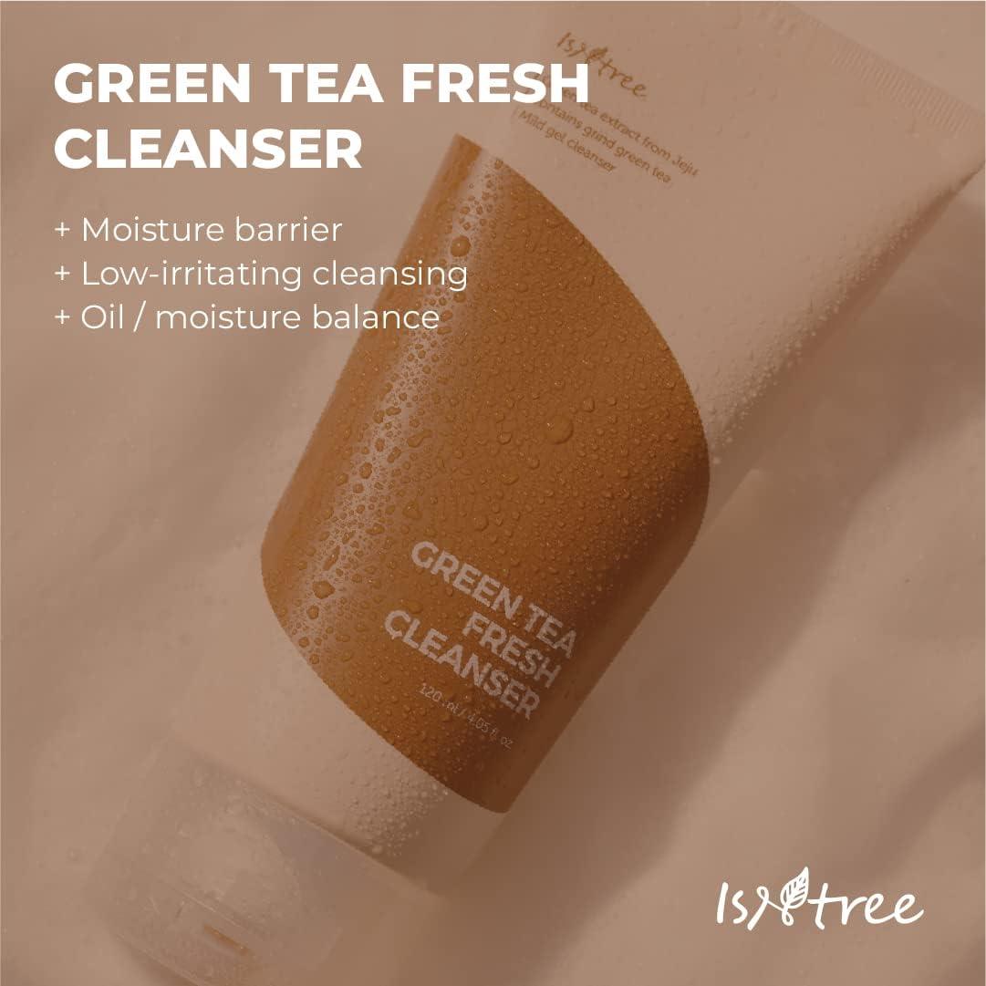 Isntree - Green Tea Fresh Cleanser - 120ml - YEPPEOYO.