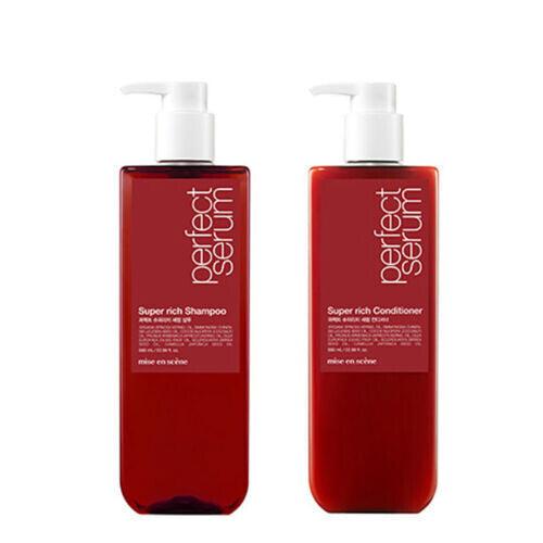 miseenscéne - Perfect Serum Super Rich Shampoo & Conditioner SET - 2X 680ml - YEPPEOYO.