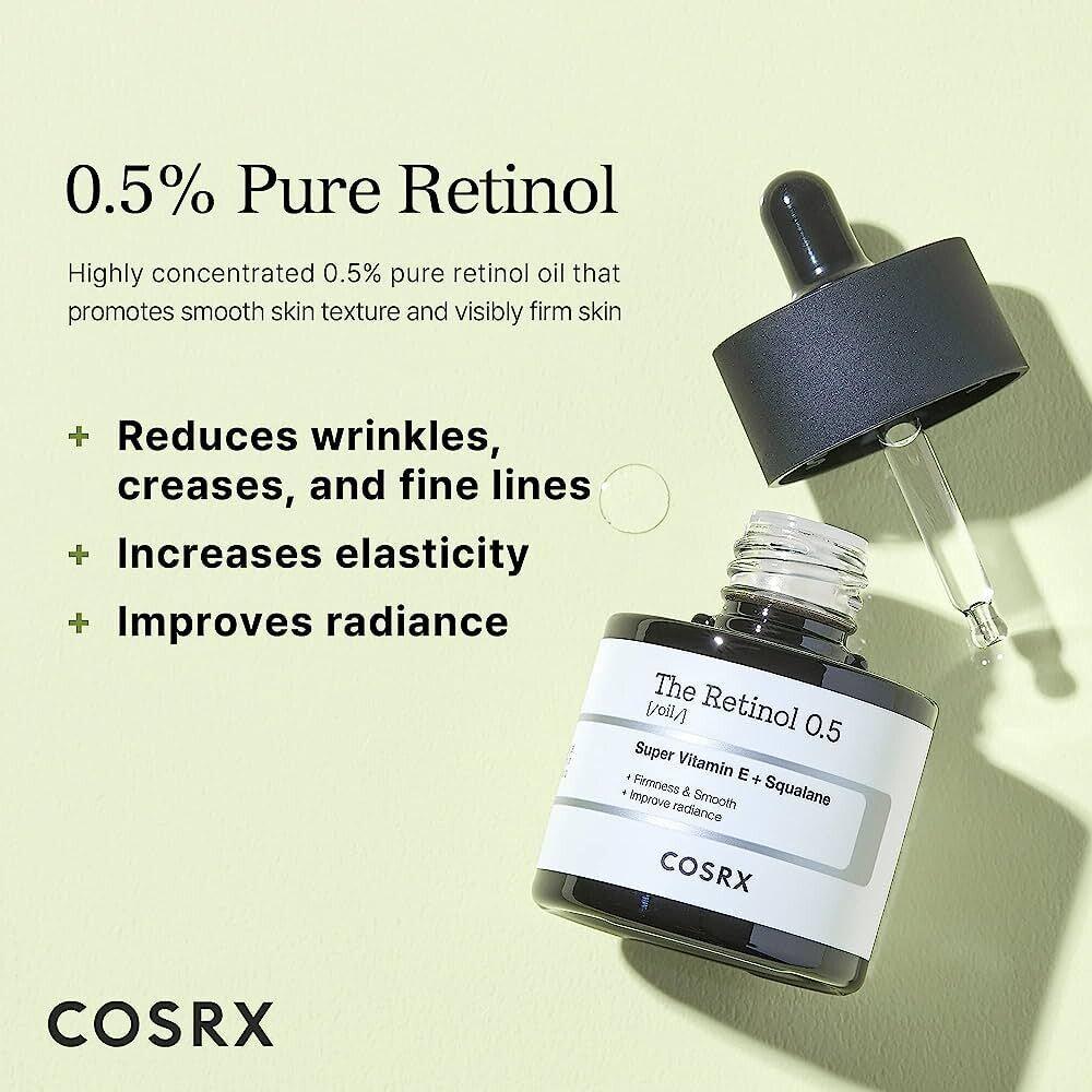 COSRX - The Retinol 0.5 Oil - 20ml - YEPPEOYO.