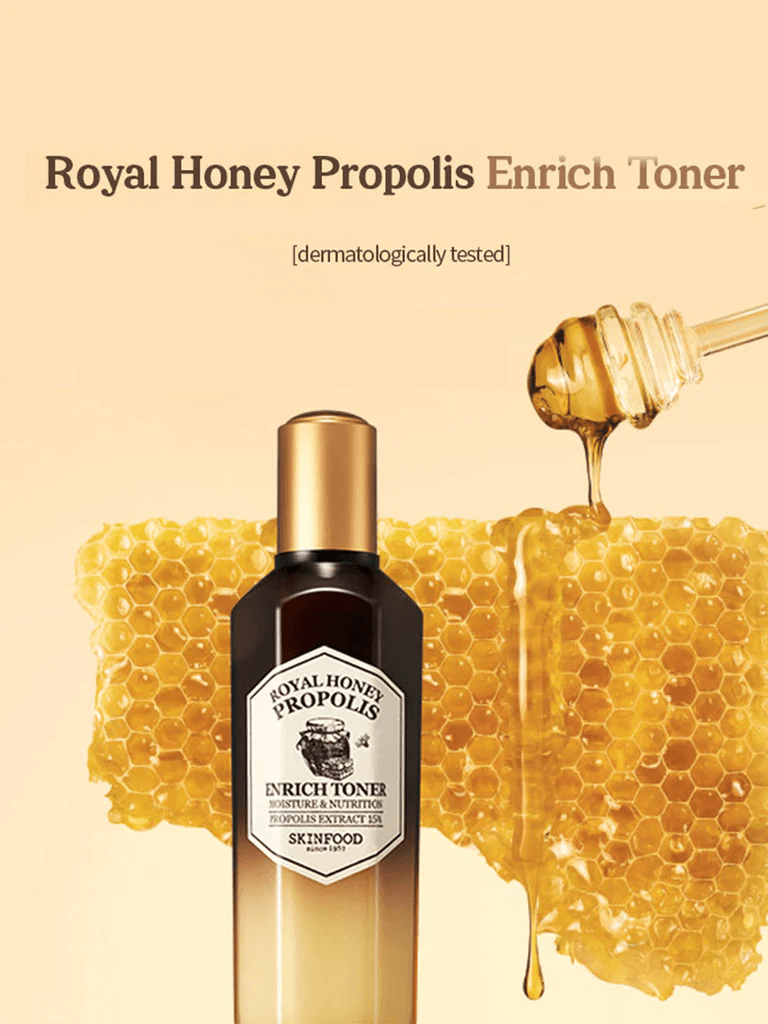 SKINFOOD - Royal Honey Propolis Enrich Toner - 160ml - YEPPEOYO.