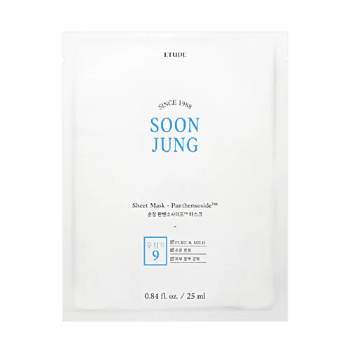 ETUDE HOUSE - Soon Jung Panthensoside Sheet Mask - 1st - YEPPEOYO.